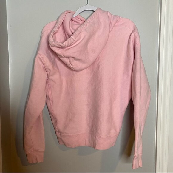 Champion Reverse Weave Baby Pink Pullover Hoodie Sweatshirt - Picture 5 of 8